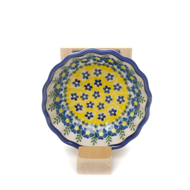 ポーランド陶器  	菊鉢φ12cm