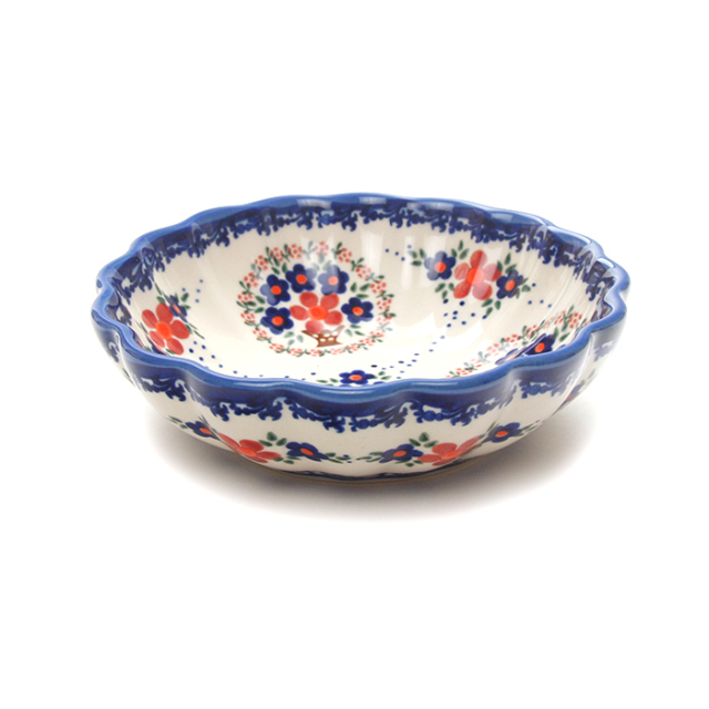 菊鉢φ16cm-ポーリッシュポタリー(ポーランド食器)
