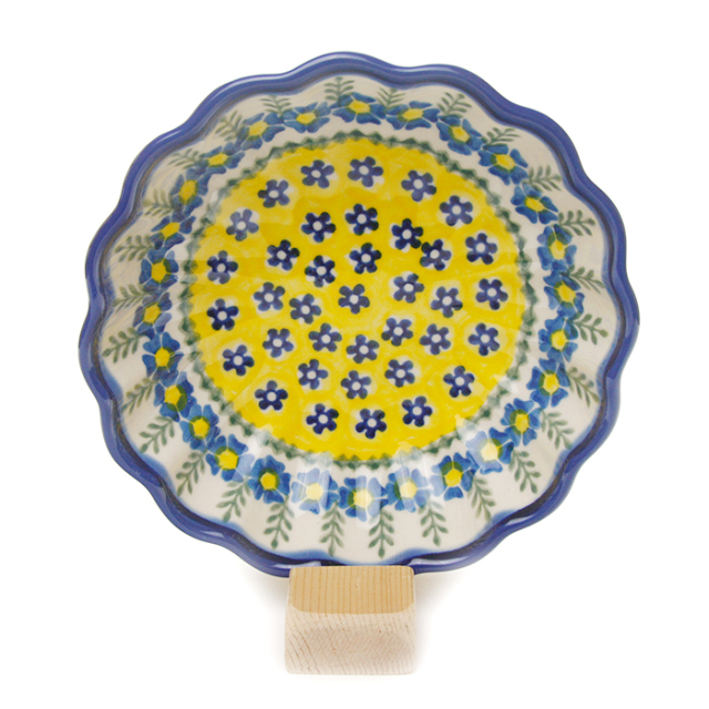 ポーランド陶器  	菊鉢φ16cm