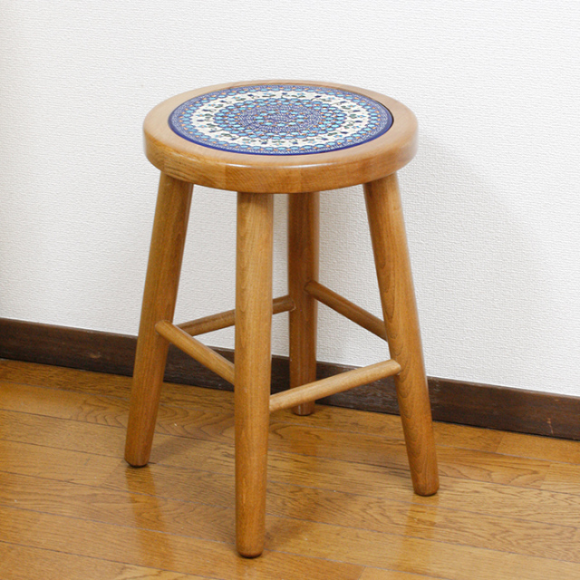 スツール ポーリッシュポタリー(ポーランド食器)