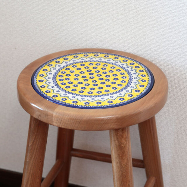 スツール ポーリッシュポタリー(ポーランド食器)