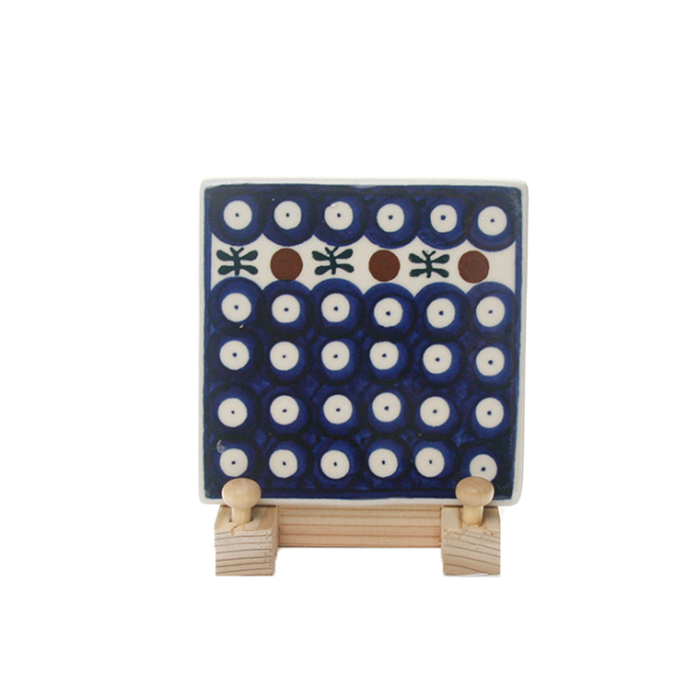 ポーランド陶器　タイル