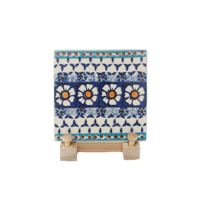 ポーランド陶器　タイル