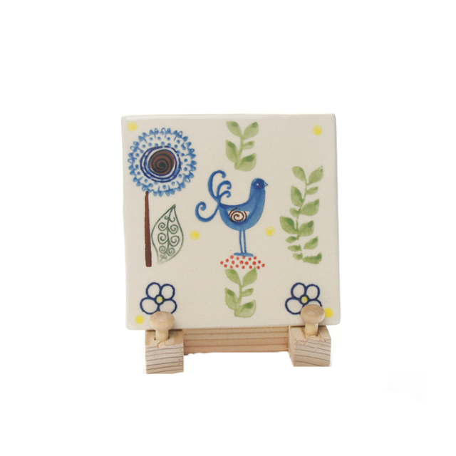 ポーランド陶器　タイル