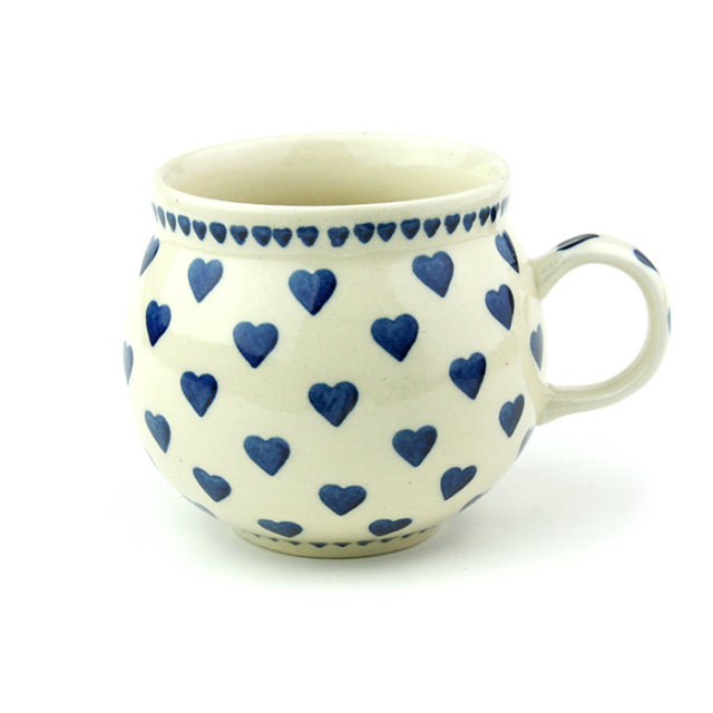 ポーランド陶器　ポーリッシュマグ・大