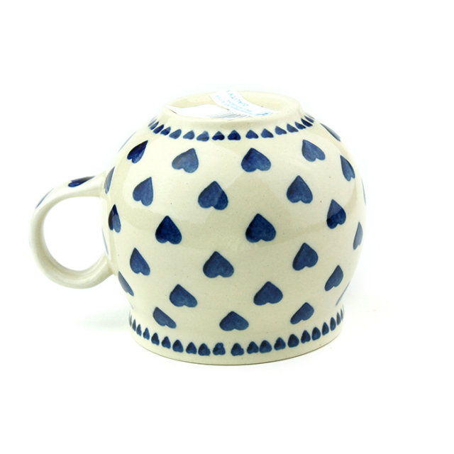ポーランド陶器　ポーリッシュマグ・大