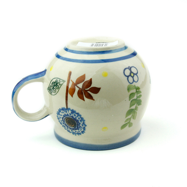ポーランド陶器　ポーリッシュマグ・大