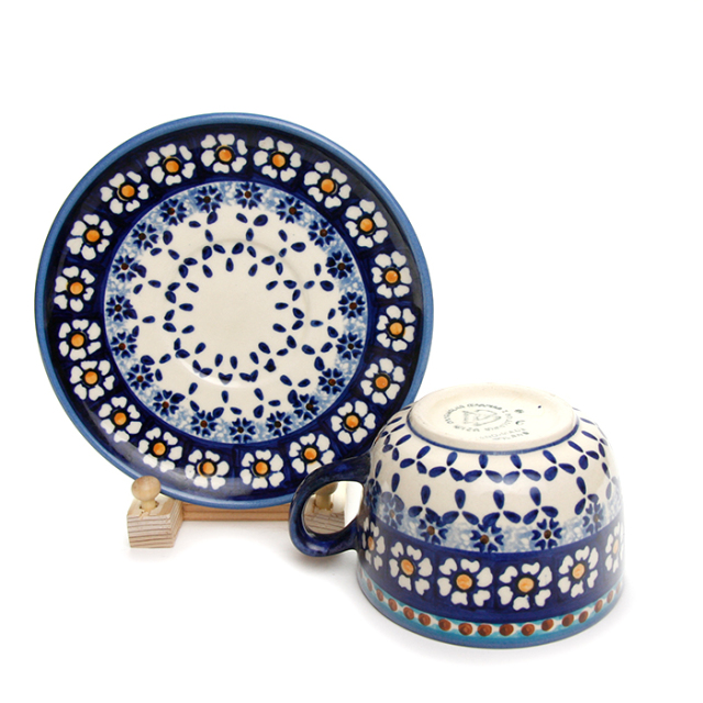 ポーランド陶器　カップ＆ソーサー