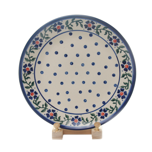 ポーランド陶器　平皿φ19cm