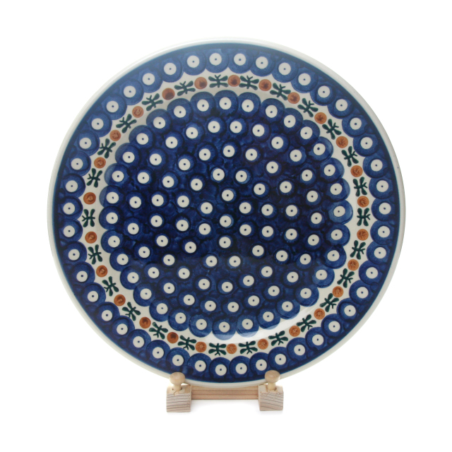 ポーランド陶器　ピザプレートφ25cm