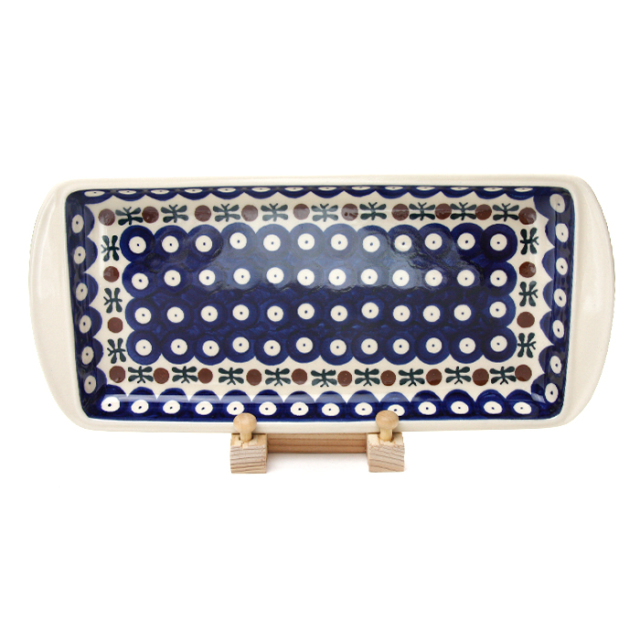 ポーランド陶器　スクエアトレイ