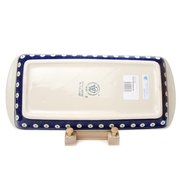ポーランド陶器　スクエアトレイ