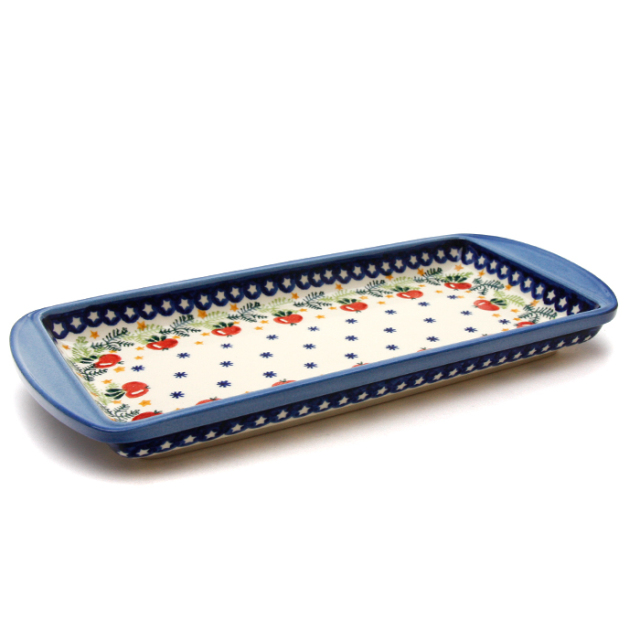 ポーランド陶器　スクエアトレイ