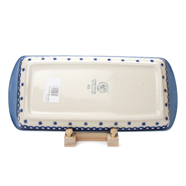 ポーランド陶器　スクエアトレイ