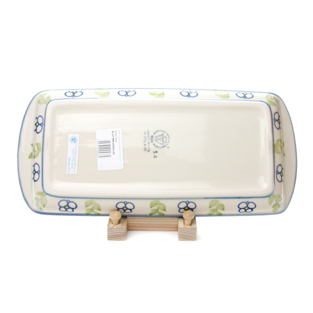 ポーランド陶器　スクエアトレイ