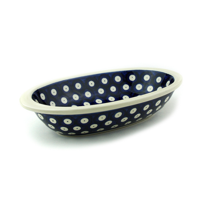 ポーランド陶器　オーブン皿・オーバル・S
