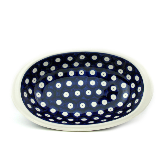 ポーランド陶器　オーブン皿・オーバル・S