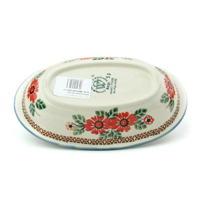 ポーランド陶器　オーブン皿・オーバル・S