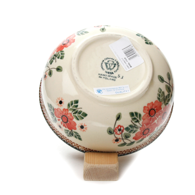 ポーランド陶器　ボウルφ17cm