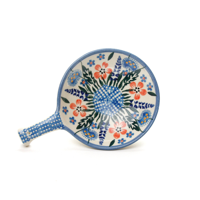 ポーランド陶器　オリーブディッシュ