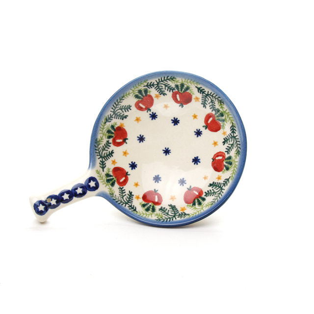 ポーランド陶器　オリーブディッシュ