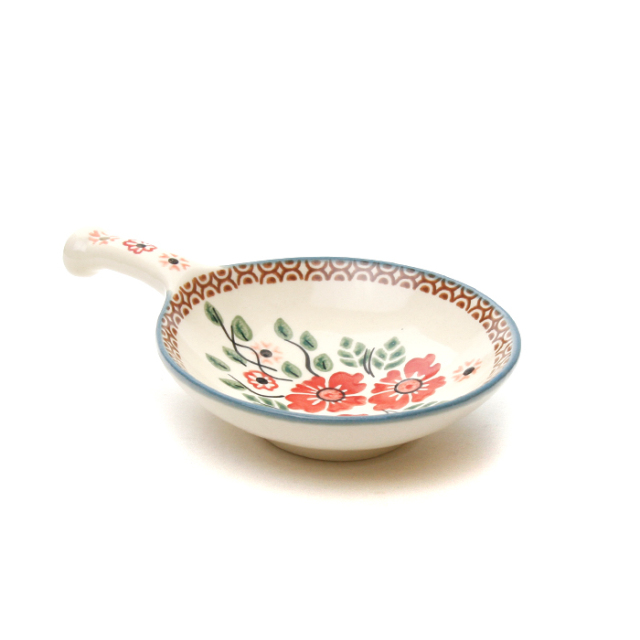 ポーランド陶器　オリーブディッシュ