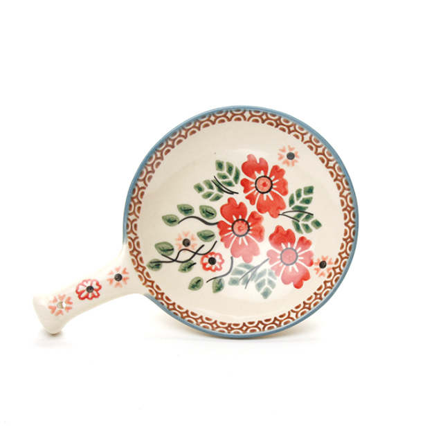 ポーランド陶器　オリーブディッシュ