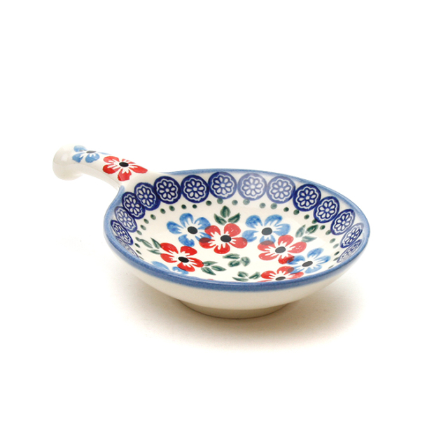 ポーランド陶器　オリーブディッシュ