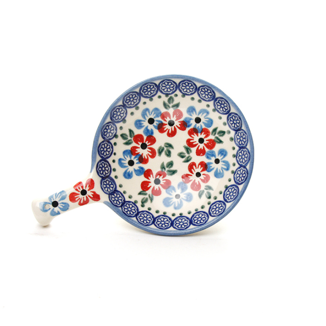 ポーランド陶器　オリーブディッシュ