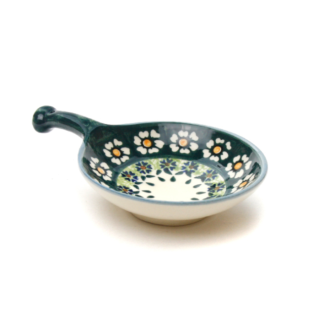 ポーランド陶器　オリーブディッシュ