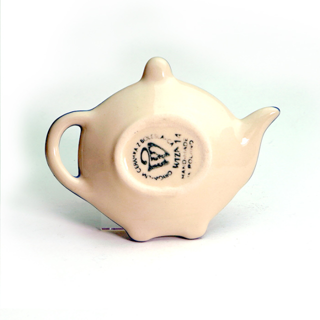 ティーバッグトレイ・ポーリッシュポタリー(ポーランド食器)