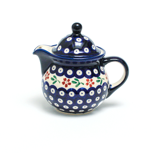 ティーポット−ポーリッシュポタリー(ポーランド食器)