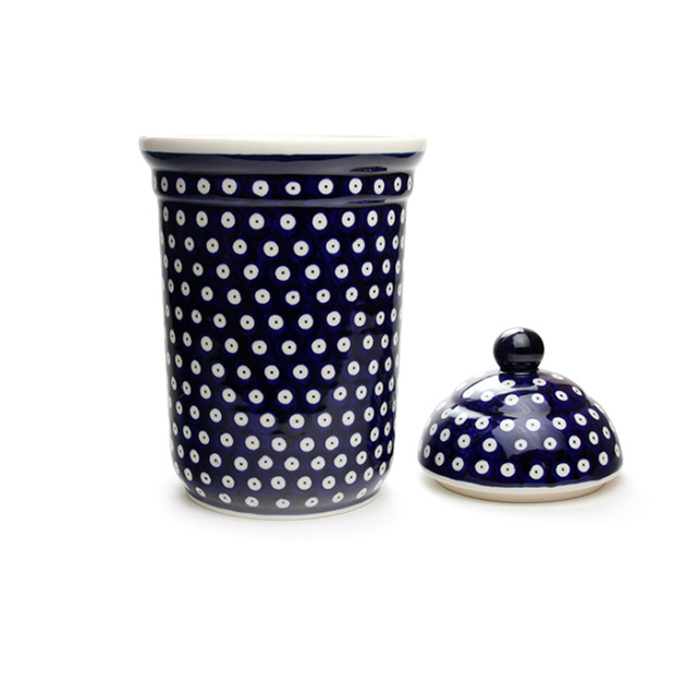 ポーランド陶器　キャニスター