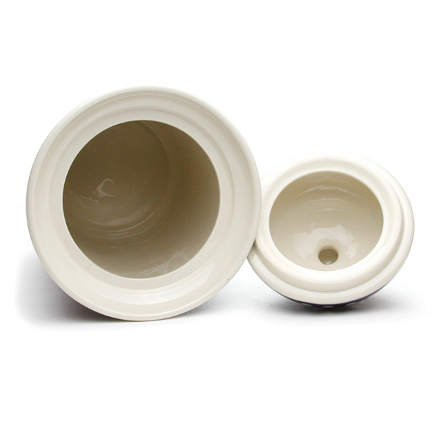 ポーランド陶器　キャニスター