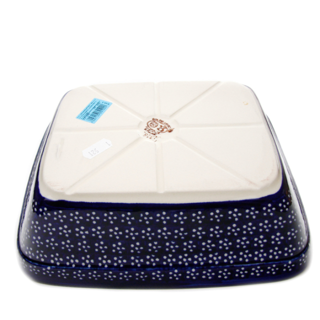 ポーランド陶器 オーブン皿・大