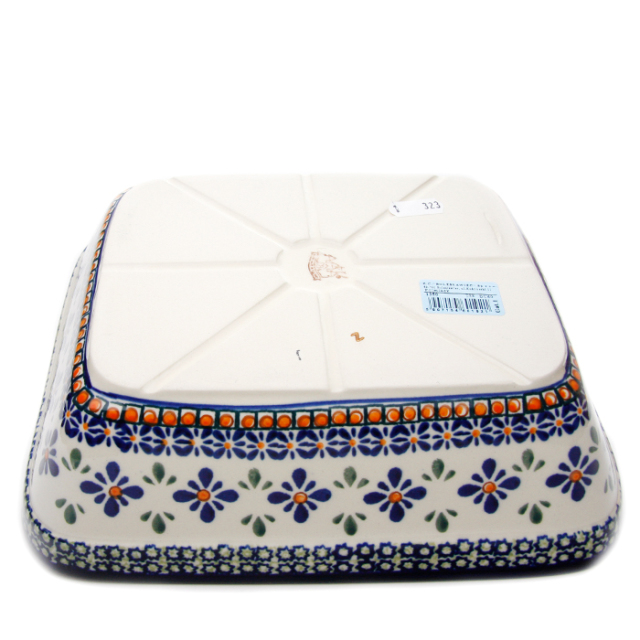 ポーランド陶器 オーブン皿・大