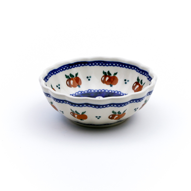 菊鉢φ12cm・ポーリッシュポタリー(ポーランド食器)
