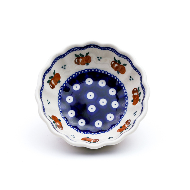 ポーランド陶器　菊鉢φ12cm