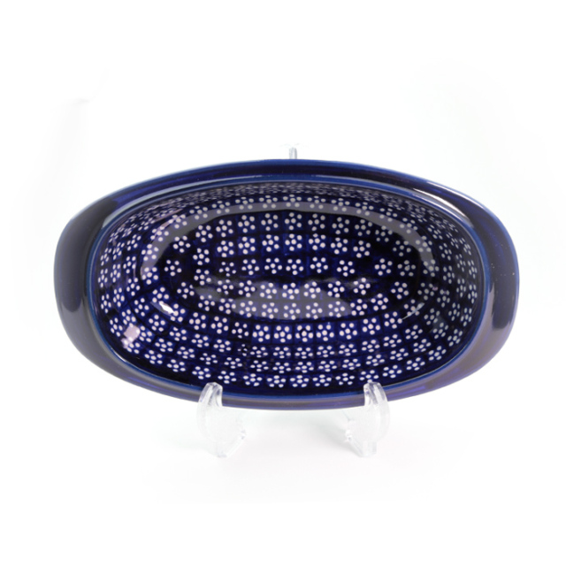 オーブン皿（グラタン皿）ポーリッシュポタリー(ポーランド食器)