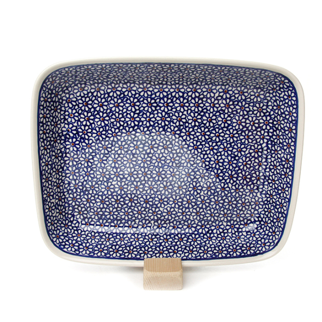 ポーランド陶器　オーブン皿・スクエア・大