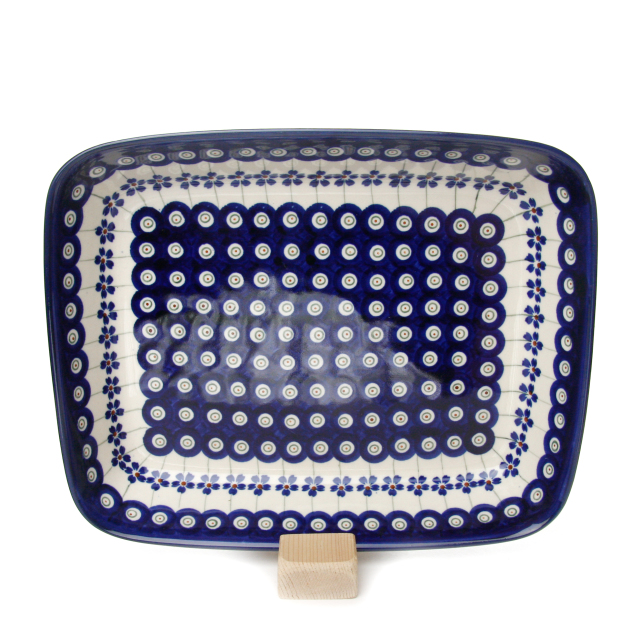 ポーランド陶器　オーブン皿・スクエア・大