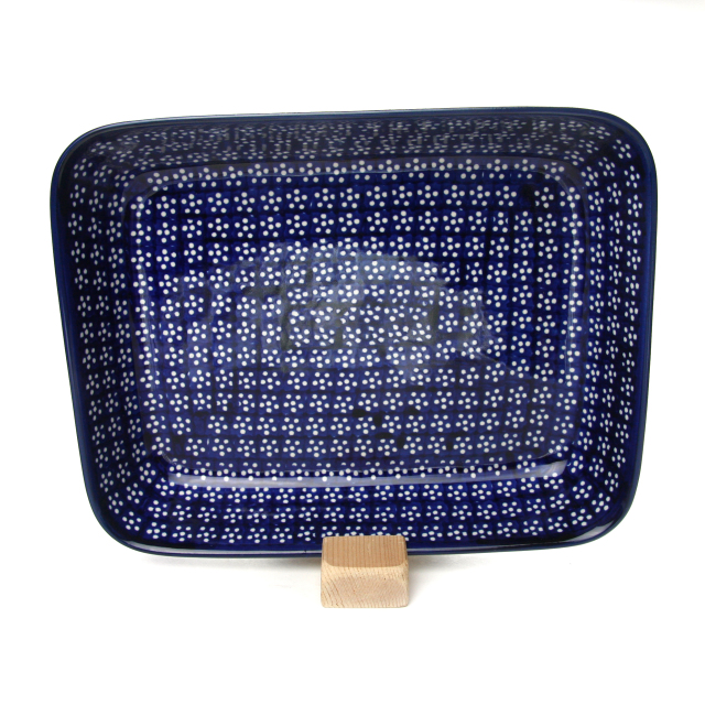 ポーランド陶器　オーブン皿・スクエア・大