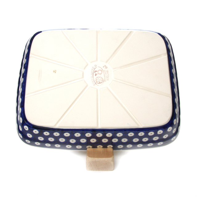 ポーランド陶器　オーブン皿・スクエア・大