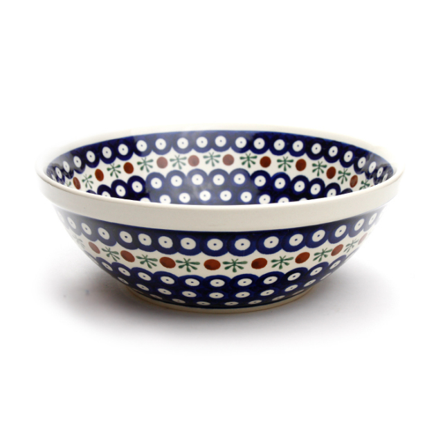 ポーランド陶器　ボウル・大