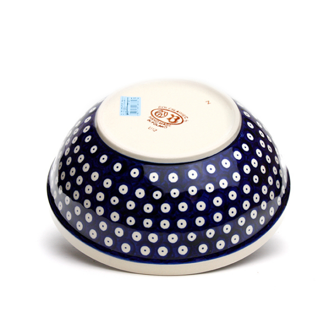 ポーランド陶器　ボウル・大