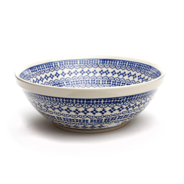 ポーランド陶器　ボウル・大