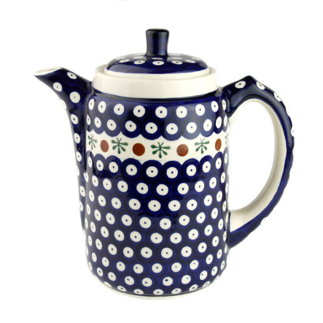 コーヒーポット−ポーリッシュポタリー(ポーランド食器)