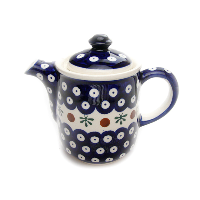 コーヒーポット−ポーリッシュポタリー(ポーランド食器)