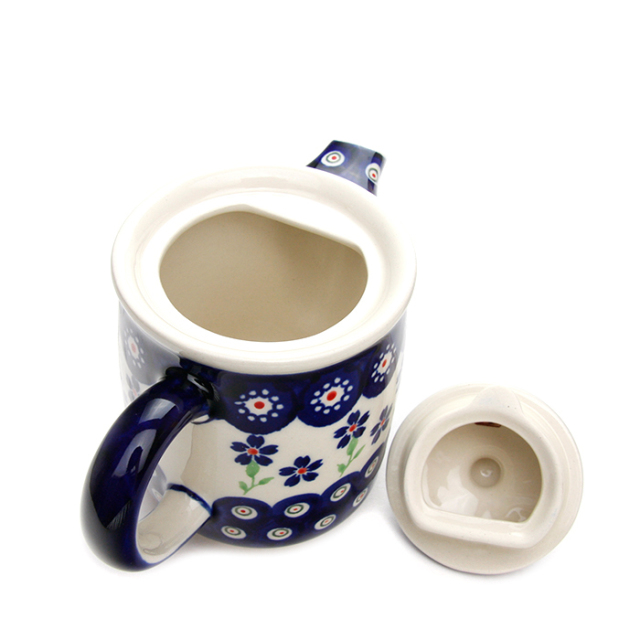 ポーランド陶器　コーヒーポット