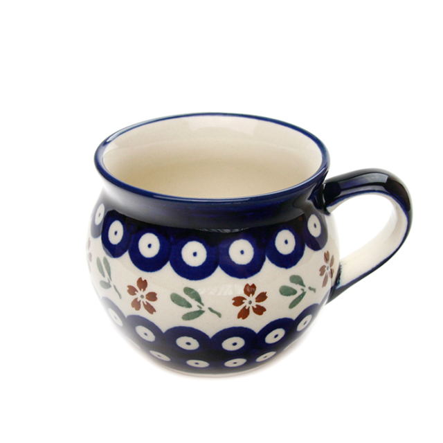 ポーランド陶器 ポーリッシュマグ・大